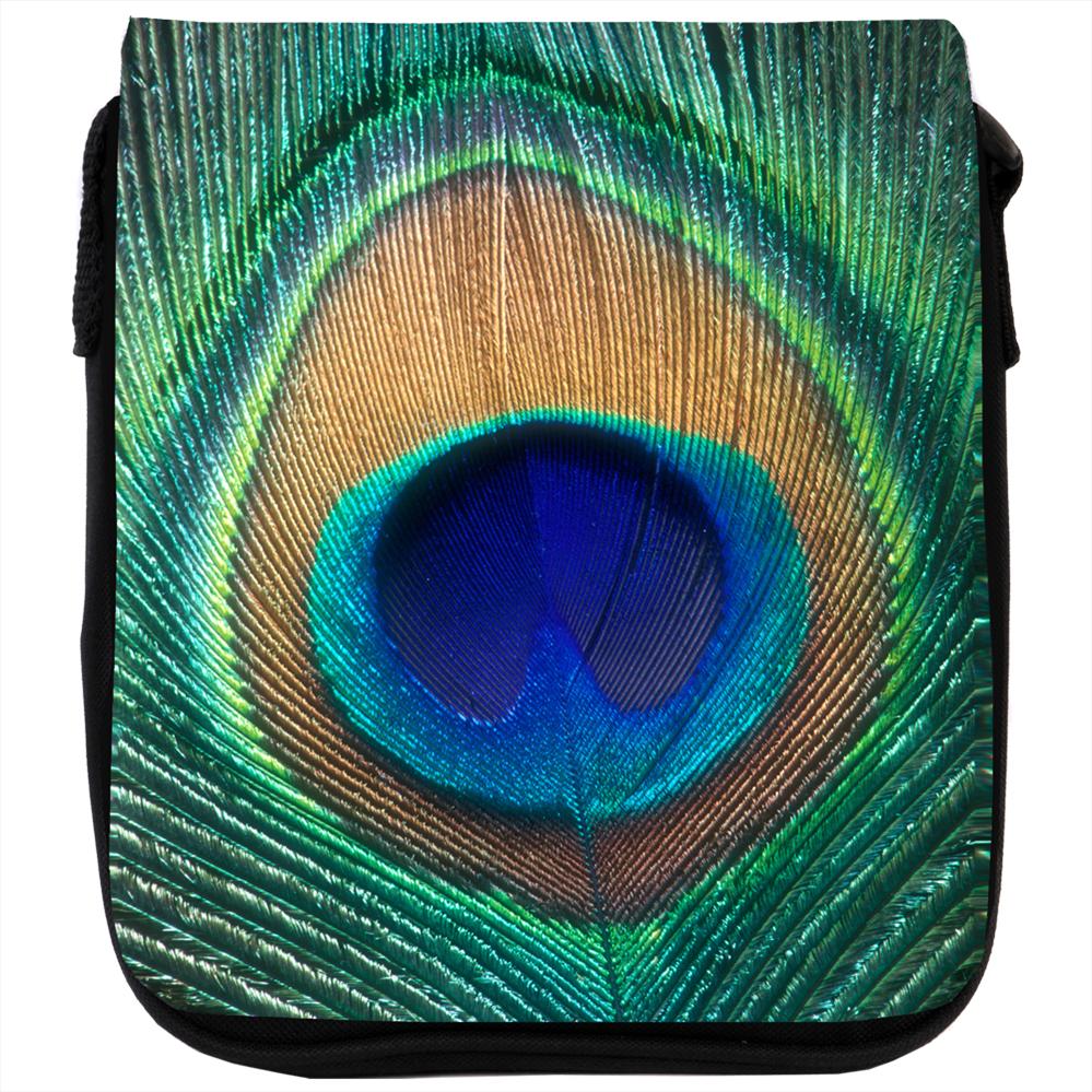 peacock feather bag